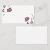 フローラ結婚のテーブル座席表 プレイスカード (正面/裏面)