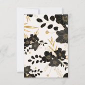 フローラ結婚のテーブル番号カード 招待状 (裏面)