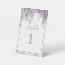 フローラ結婚のテーブル番号 台座サイン