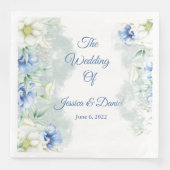 フローラ結婚のナプキン (正面)