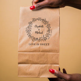 フローラ結婚のバッグ ラバースタンプ