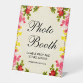 フローラ結婚のフォトブース 台座サイン (正面)