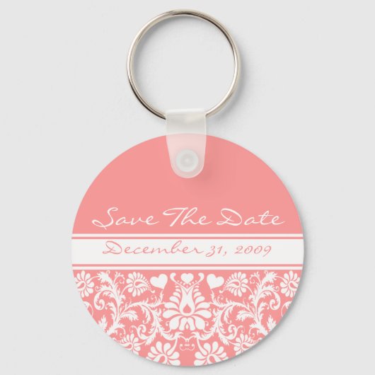 フローラ結婚の任意の色への変更 キーホルダー (正面)