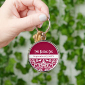 フローラ結婚の任意の色への変更 キーホルダー (手)