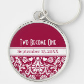 フローラ結婚の任意の色への変更 キーホルダー (正面)