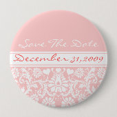 フローラ結婚の任意の色への変更 缶バッジ (正面)