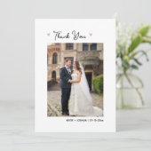 フローラ結婚の写真サンキューカード 招待状 (スタンド正面)