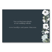 フローラ結婚の宿泊カード テーブルナンバー (裏面)