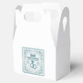 フローラ結婚の年のカスタマイズ可能な年 フェイバーボックス (オープン)