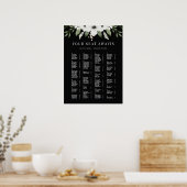 フローラ結婚の座席表の記号 ポスター (キッチン)