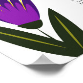 フローラ結婚の座席表ポスター ポスター (角)