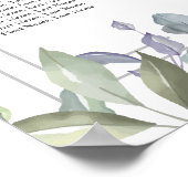 フローラ結婚の座席表 ポスター (角)