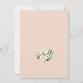 フローラ結婚の延期挿入 招待状 (裏面)