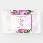 フローラ結婚の旗 横断幕 (横)