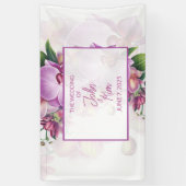 フローラ結婚の旗 横断幕 (縦)