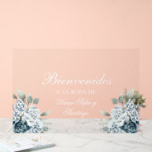 フローラ結婚の歓迎フロステッドアクリル標識 アクリルサイン (ウェディング)