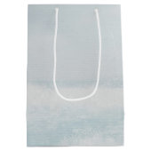 フローラ結婚の海水カラー上のアーチ ミディアムペーパーバッグ (裏面)