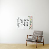 フローラ結婚の背景披露宴フォトブースプロップ タペストリー (インサイチュ(横))