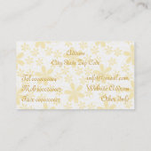 フローラ結婚の装飾 名刺 (裏面)