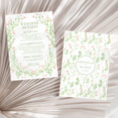 フローラ結婚の詳細カード エンクロージャーカード