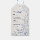 フローラ結婚の贈り物ラベル ギフトタグ (正面)