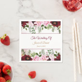 フローラ結婚の スタンダードカクテルナプキン (インサイチュ)