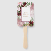 フローラ結婚の ハンドファン (裏面)