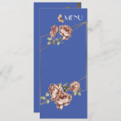 フローラ結婚の「メニュー」カードのブルーレイ メニュー (正面/裏面)