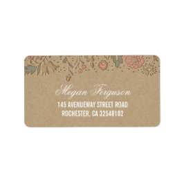 フローラ結婚の ラベル