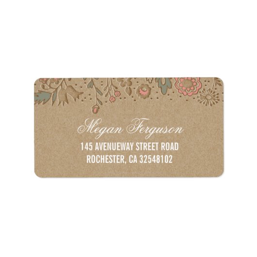 フローラ結婚の ラベル (正面)