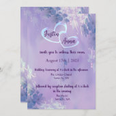 フローラ結婚の 招待状 (正面/裏面)