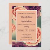 フローラ結婚の 招待状 (正面/裏面)