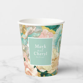 フローラ結婚の 紙コップ