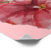 フローラ結婚の「Hollyhock」座席表。ポスター ポスター (角)