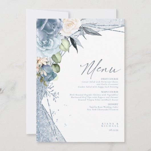 フローラ結婚のMenu1 Blue ID889 (正面)