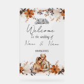 フローラ結婚アクリル徴候 アクリルサイン (正面)