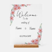 フローラ結婚アクリル徴候 アクリルサイン (正面)