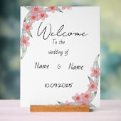 フローラ結婚アクリル徴候 アクリルサイン (ニュートラル)