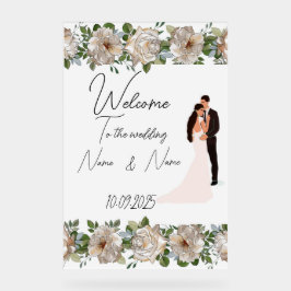フローラ結婚アクリル徴候 アクリルサイン
