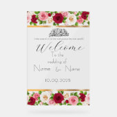 フローラ結婚アクリル徴候 アクリルサイン (正面)