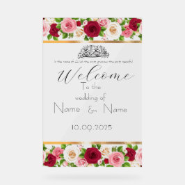 フローラ結婚アクリル徴候 アクリルサイン