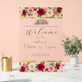 フローラ結婚アクリル徴候 アクリルサイン (ウェディング)