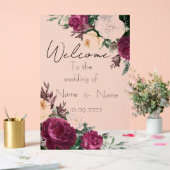 フローラ結婚アクリル徴候 アクリルサイン (ウェディング)