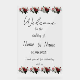 フローラ結婚アクリル徴候 アクリルサイン