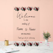 フローラ結婚アクリル徴候 アクリルサイン (ウェディング)