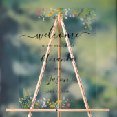 フローラ結婚ウェルカムアクリル標識 アクリルサイン (ニュートラル)