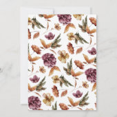 フローラ結婚カボチャ 招待状 (裏面)