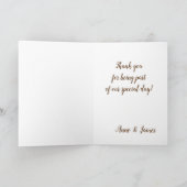 フローラ結婚サンキューカード サンキューカード (内部)