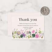 フローラ結婚サンキューカード ノートカード (正面/裏面インサイチュ)