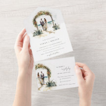 フローラ結婚ズアーチコーストビーチシースケープズ結婚ス